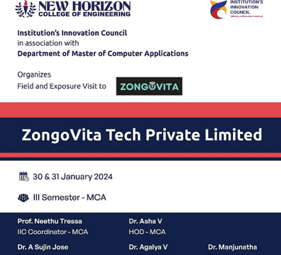INDUSTRIAL VISIT TO ZONGOVITA TECH PRIVATE LIMITED poster